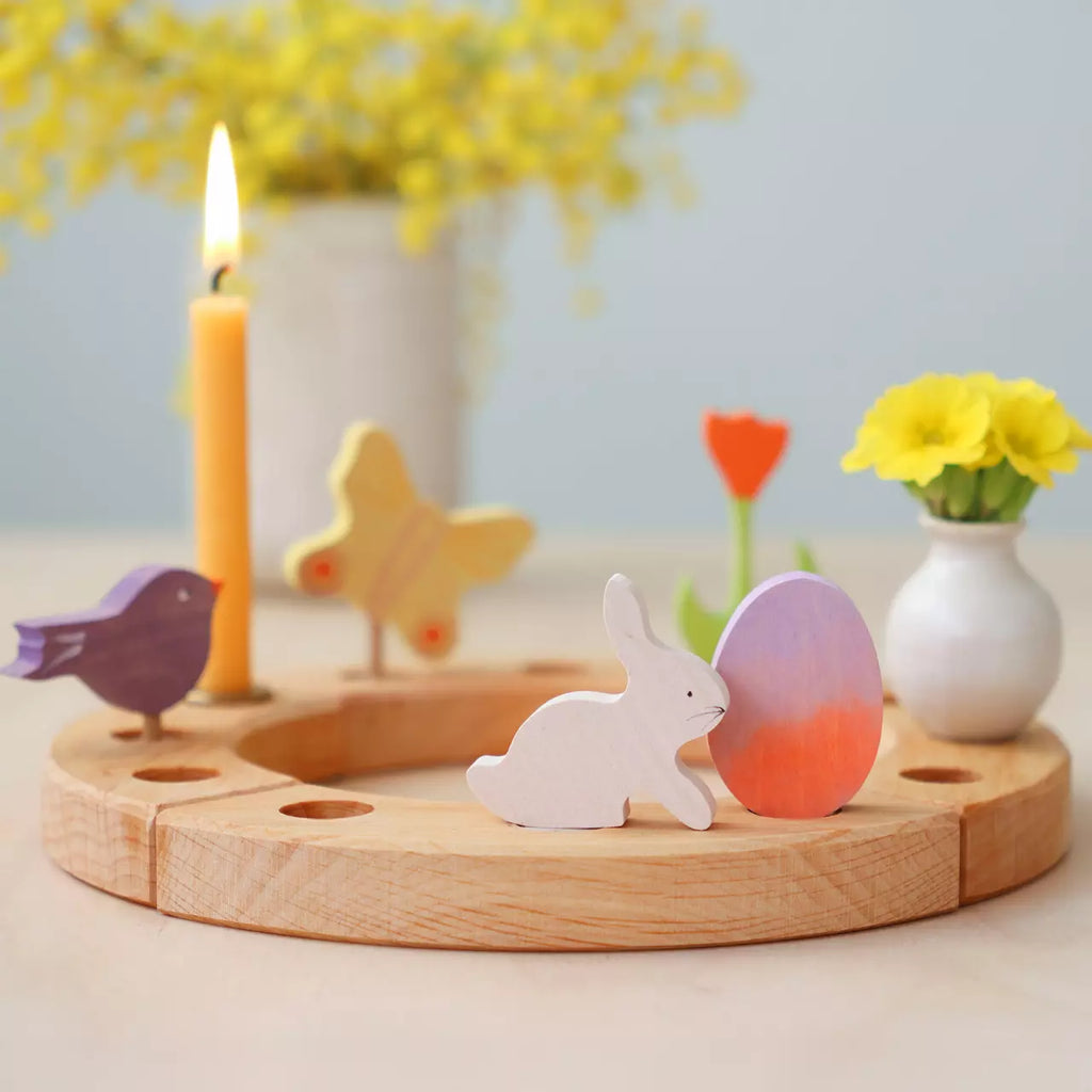Grimms Steckfiguren Osterset BATIK orange – Foto 2