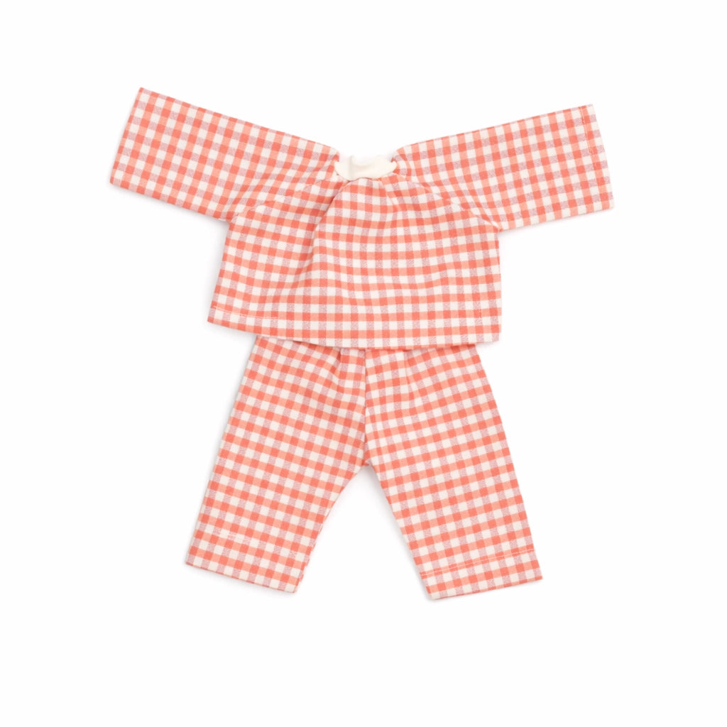 Nanchen Natur Schlafanzug für Puppen, apricot