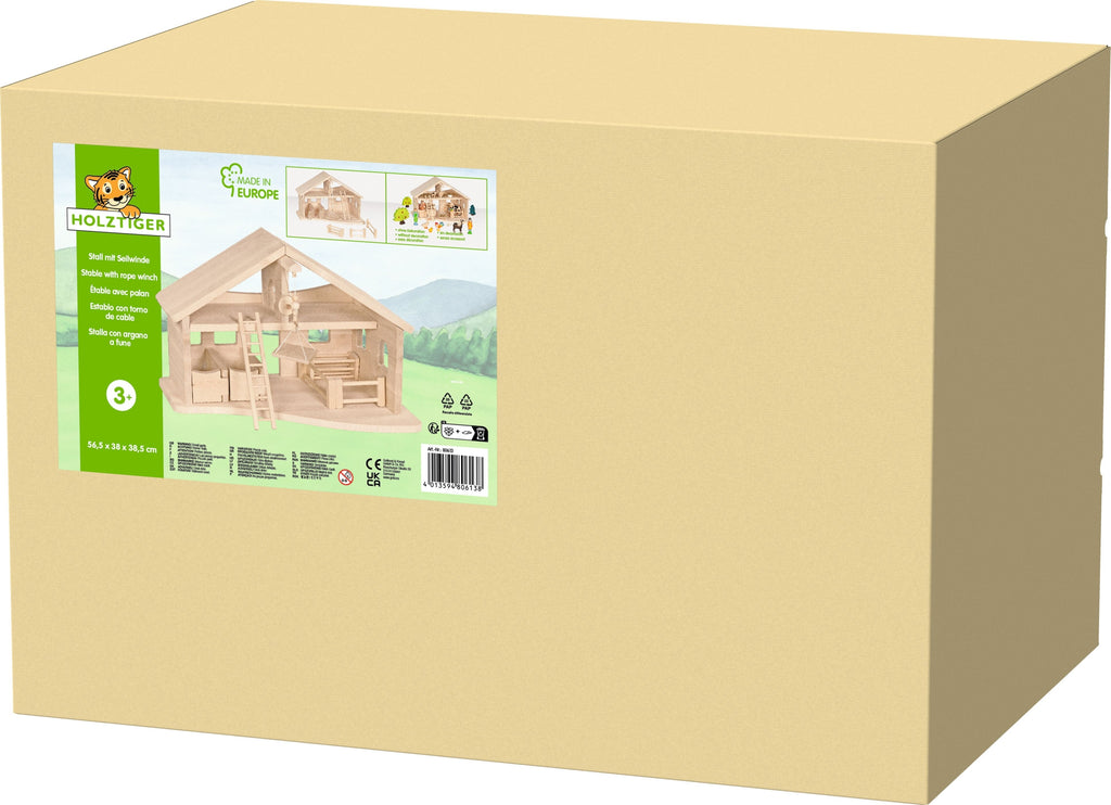 Großer Stall mit Seilwinde, Holztiger Bauernhof – Foto 5