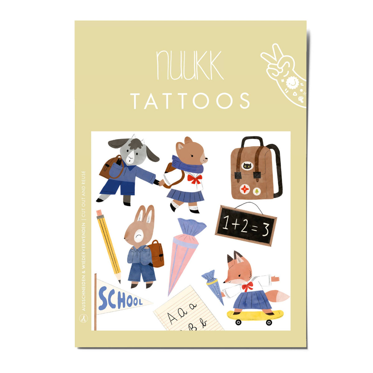 Kindertattoos "Schulkind”