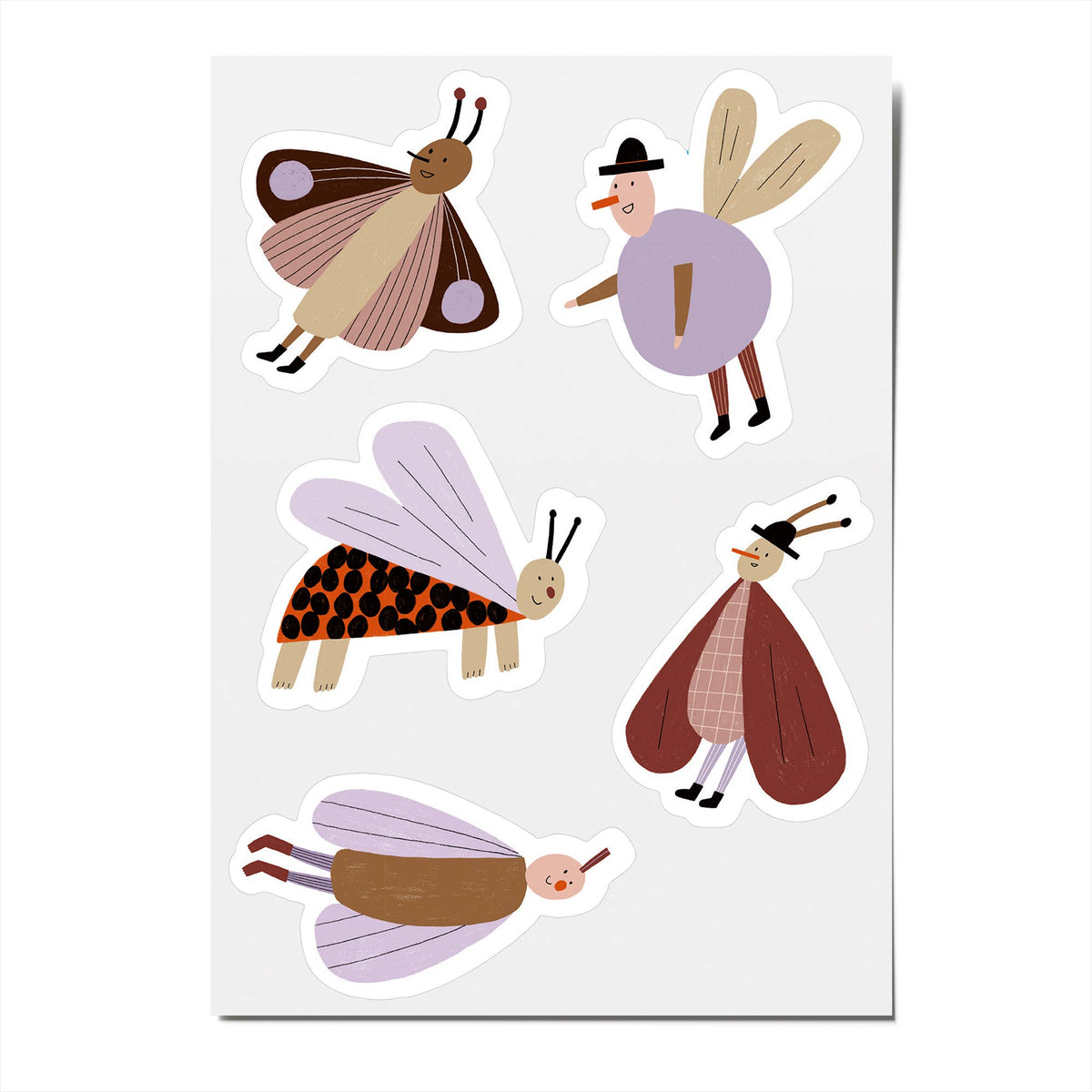 Reflektierende Sticker "Flatter Freunde"