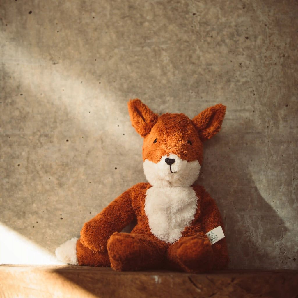 Schlenker Fuchs Klein von Senger, Plüschtier aus Naturmaterialien