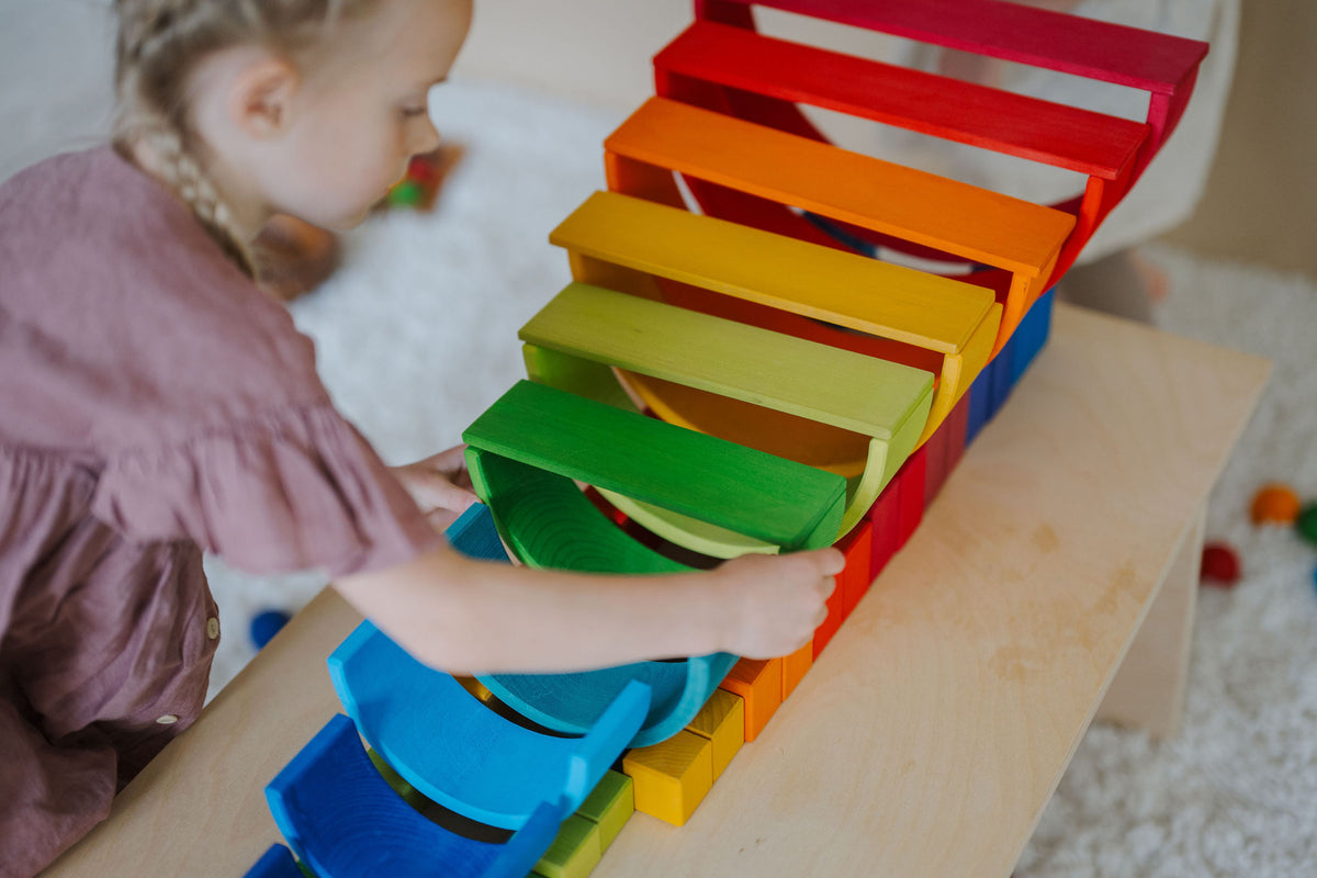 GRIMM'S Regenbogen Bauplatten – Foto 2