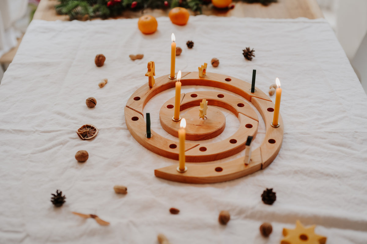 Kerzenhalter Geburtstagsring von GRIMM'S, Messing – Foto 2