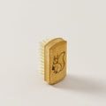Kleine Natur Holz-Bürste mit Eichhörnchen-Motiv