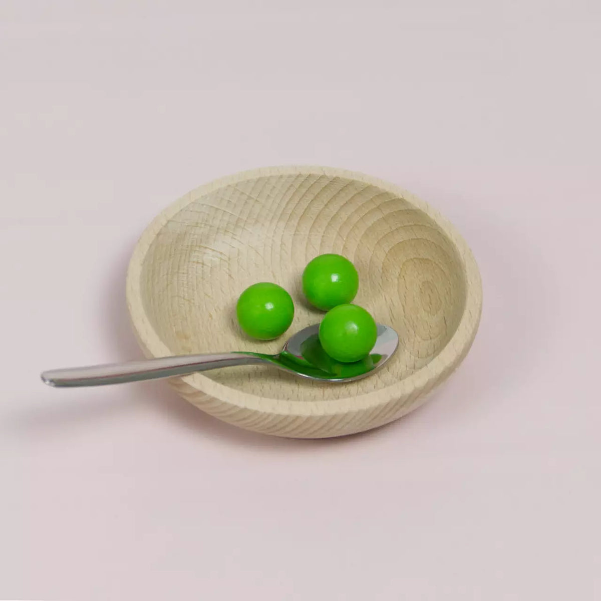 Spielteller Schale aus Holz naturbelassen 10 cm