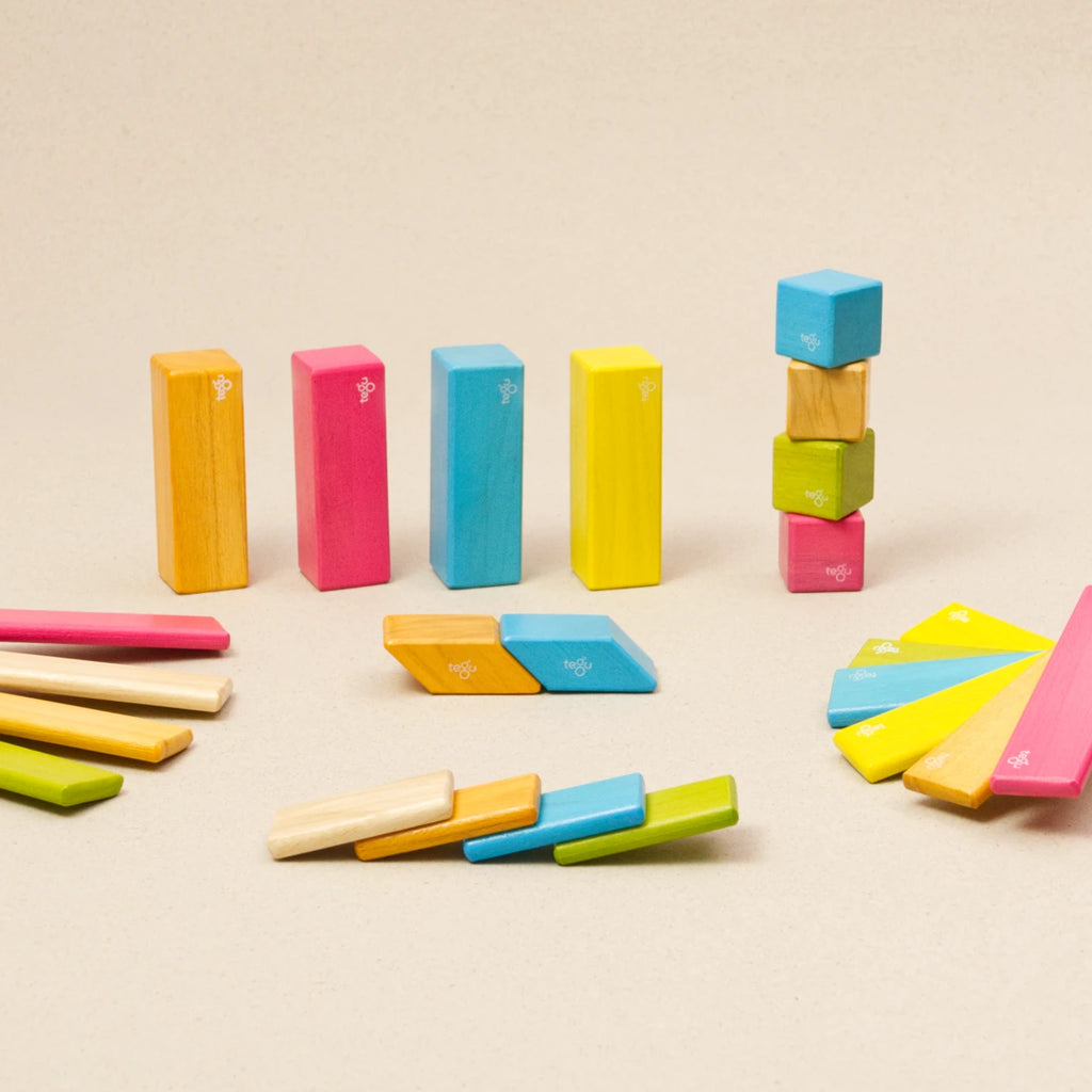 Tegu Magnetische Holzbausteine, 24-teilig
