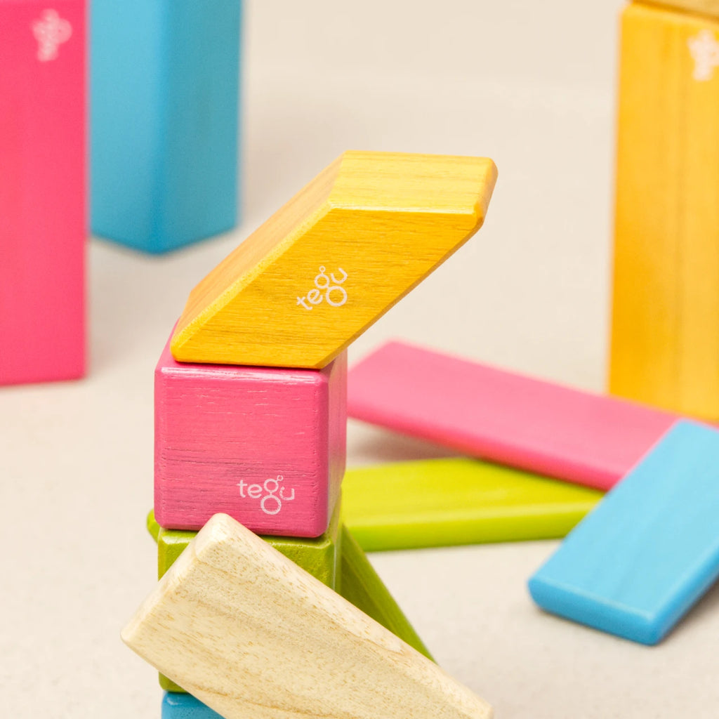 Tegu Magnetische Holzbausteine, 24-teilig