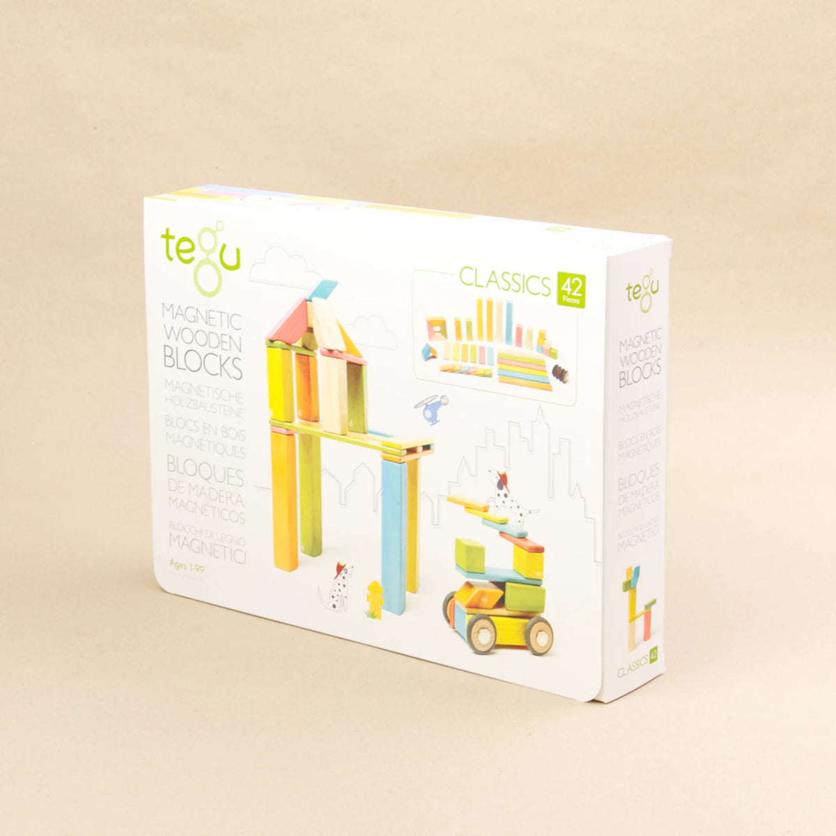 Tegu 42-teilige Magnetbausteine Holz – Foto 9