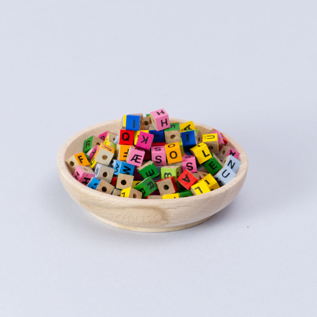 Holzperlen bunte Buchstaben, goki – Foto 3