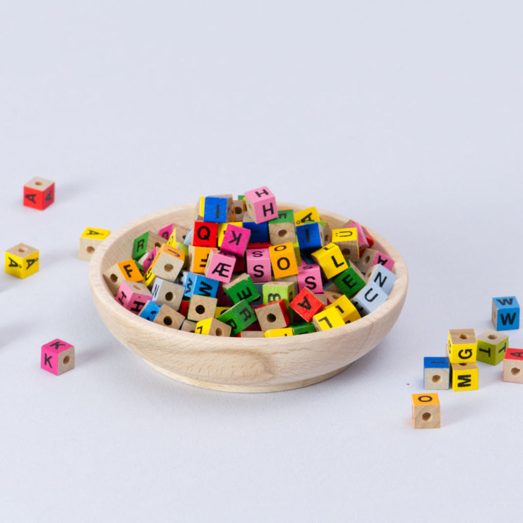 Holzperlen bunte Buchstaben, goki – Foto 5