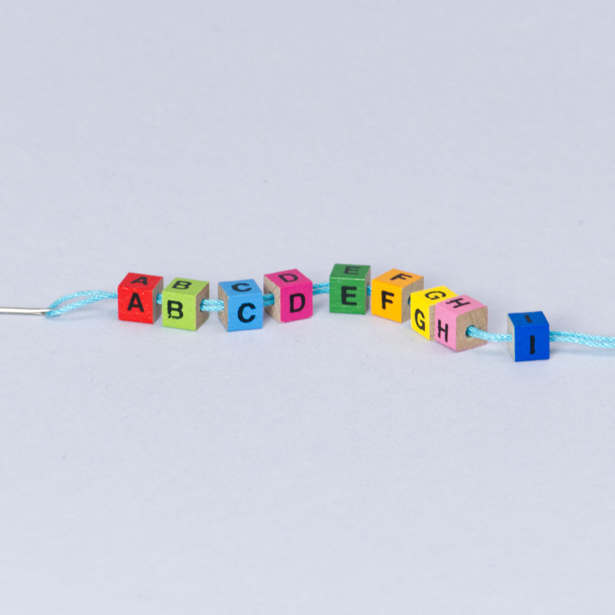 Holzperlen bunte Buchstaben, goki – Foto 4