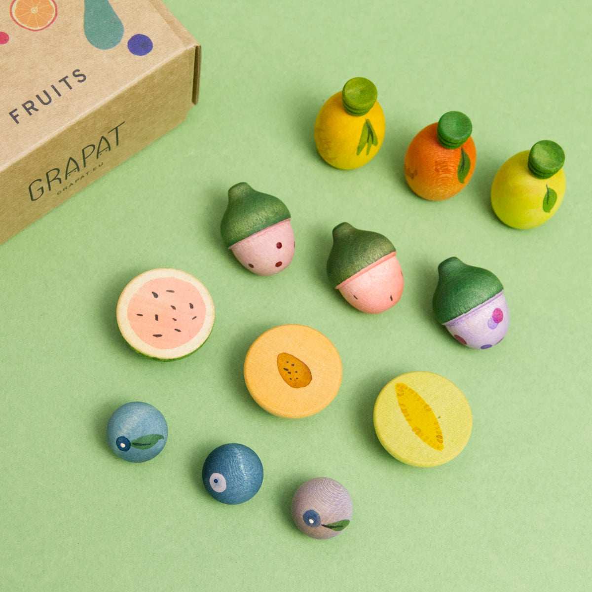 Grapat Fruits, Holzspielzeug Obst