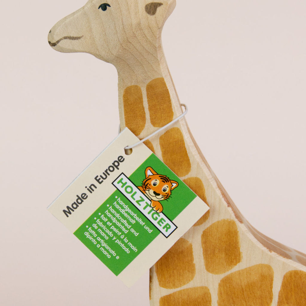 Giraffe Spielfigur aus Holz von Holztiger – Foto 4