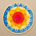 GRIMMS Sonne, Legebild Glitzermandala