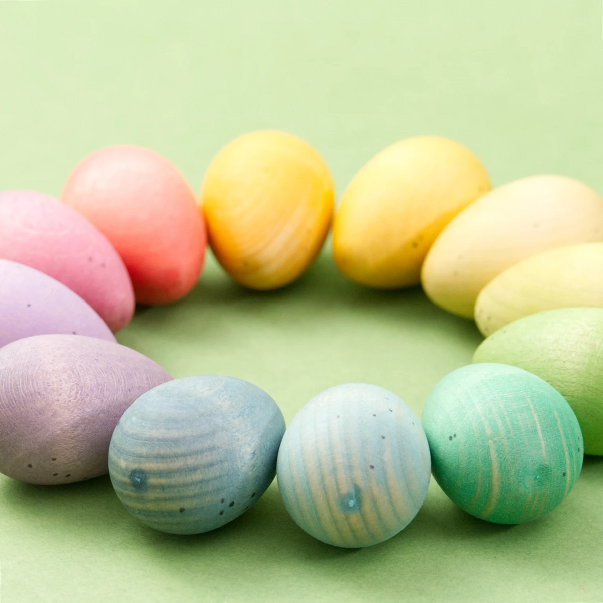 Grapat Happy Eggs, 12 Holzeier – Foto 3