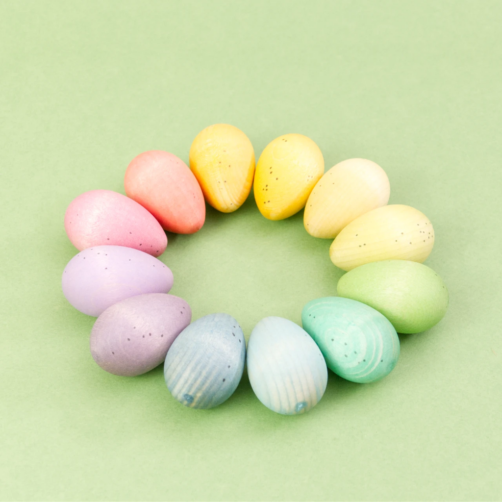 Grapat Happy Eggs, 12 Holzeier – Foto 8