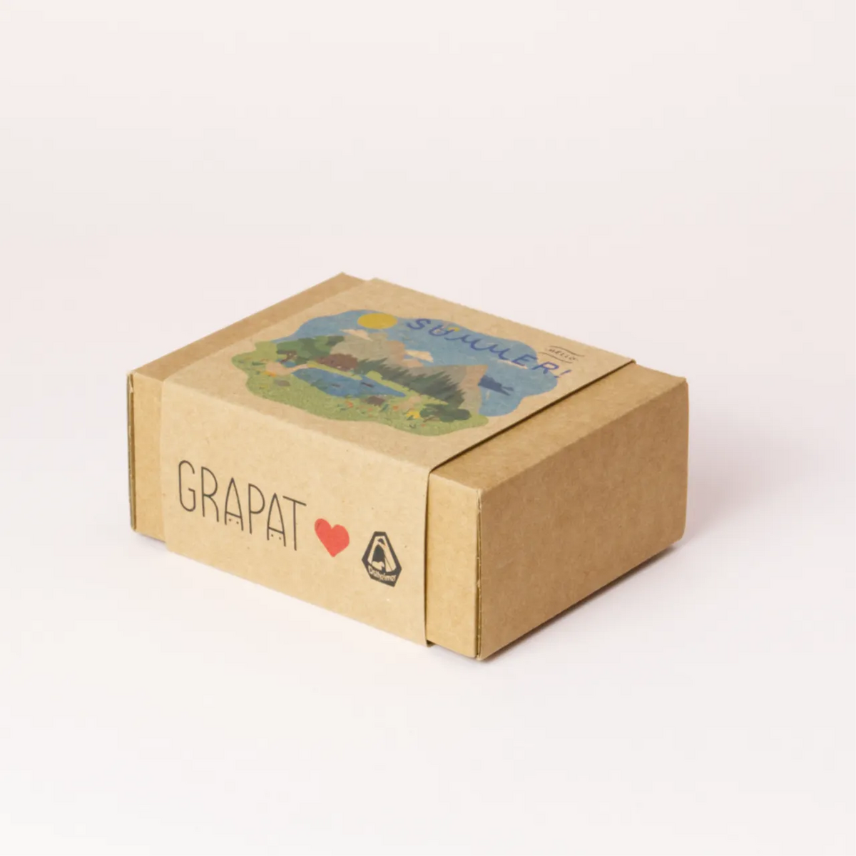 Hello Summer - Limitierte Jahreszeitenbox. Schachteln mit Markenaufdruck der: Seasons Collection von Ostheimer und Grapat