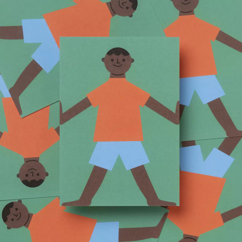 Postkarte Happy Kids II, Illustration Susann Stefanizen – Foto 2