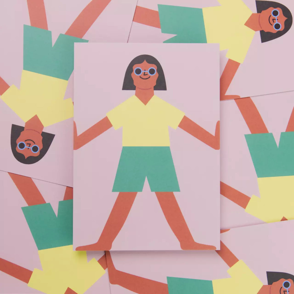 Postkarte Happy Kids III, Illustration Susann Stefanizen – Foto 2
