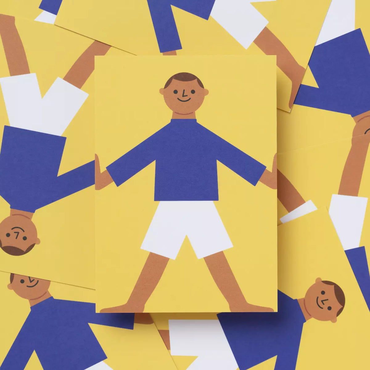 Postkarte Happy Kids IX, Illustration Susann Stefanizen – Foto 2