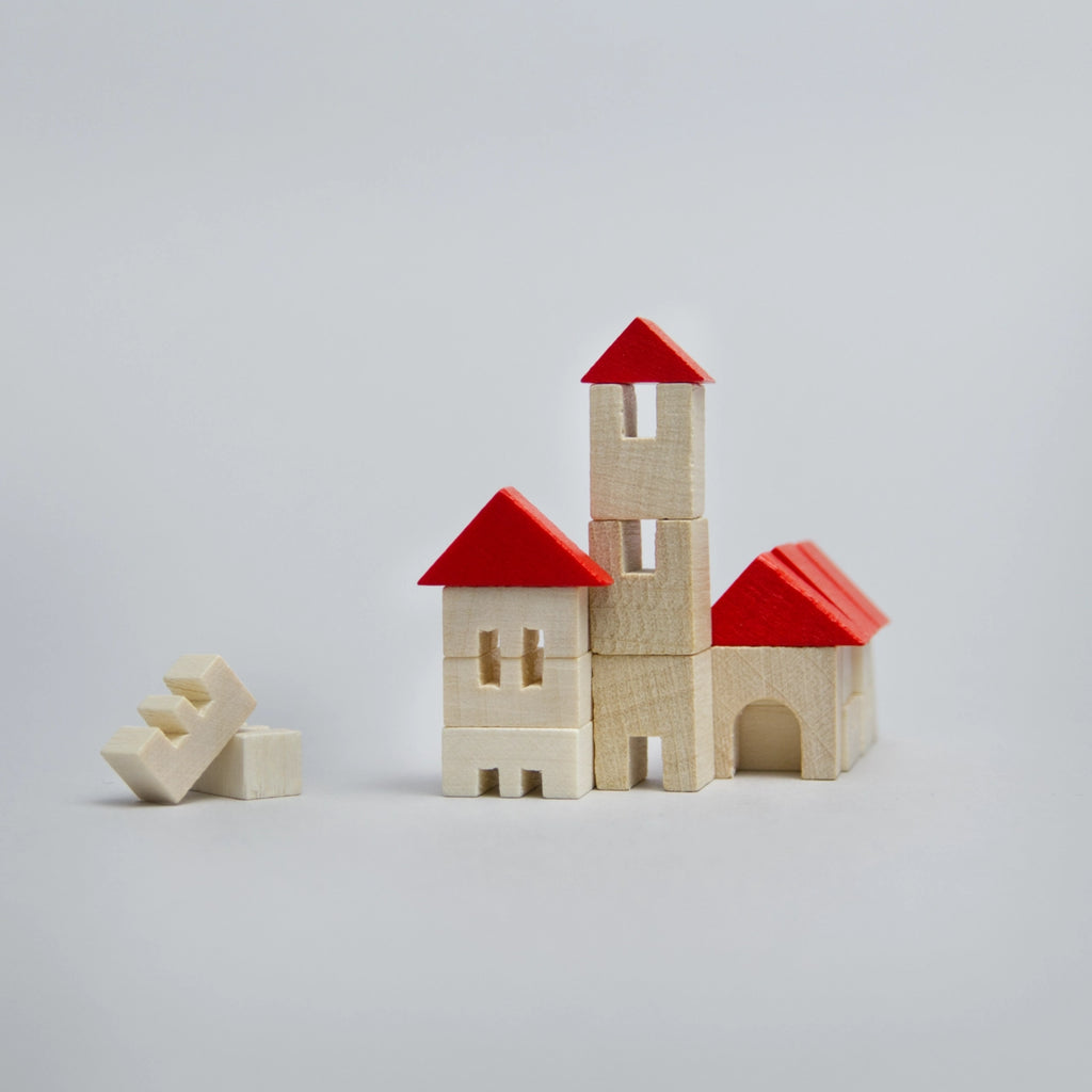 Holzminiatur Kirchenbau in der Streichholzschachtel