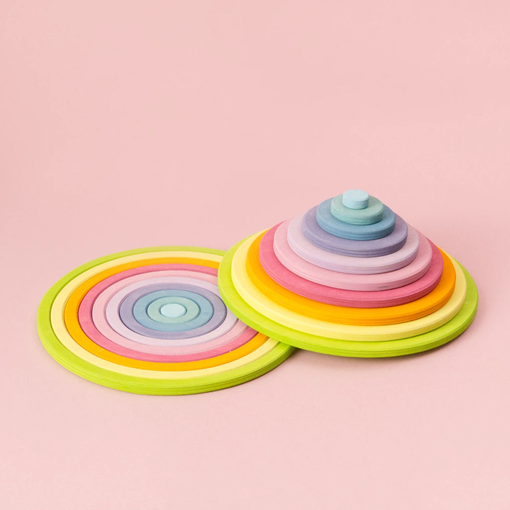 Konzentrische Kreise und Ringe Pastell, Grimm's