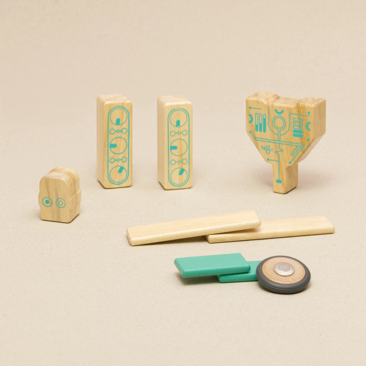Tegu Magbot, Future Collection Roboter, 9-teilig