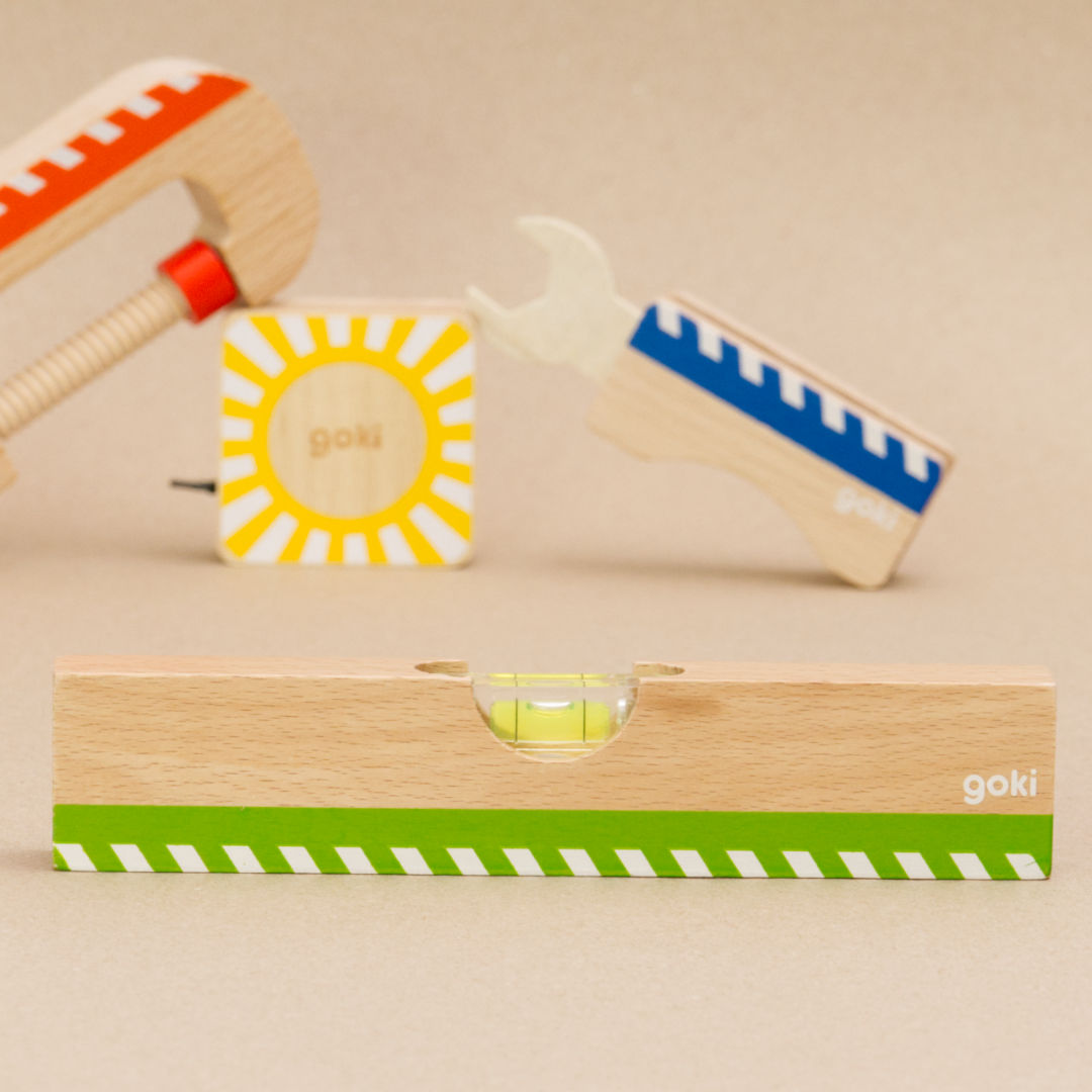 Spielwerkzeug Wasserwaage, goki – Foto 3