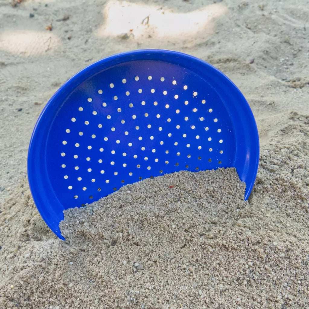 Glückskäfer Sandsieb aus Metall, blau – Foto 2