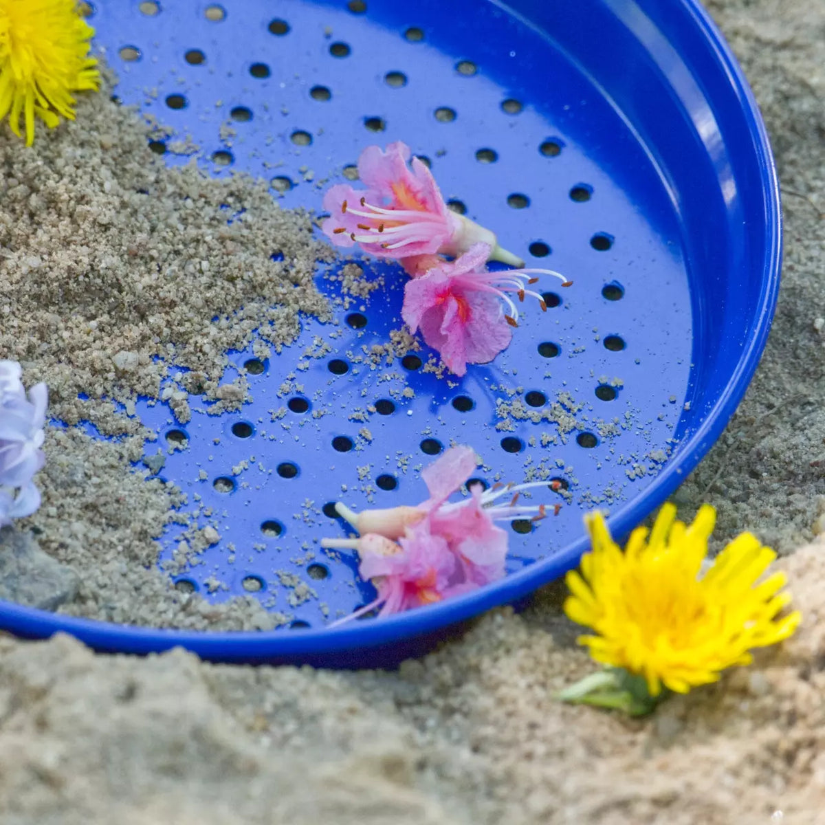 Glückskäfer Sandsieb aus Metall, blau – Foto 5