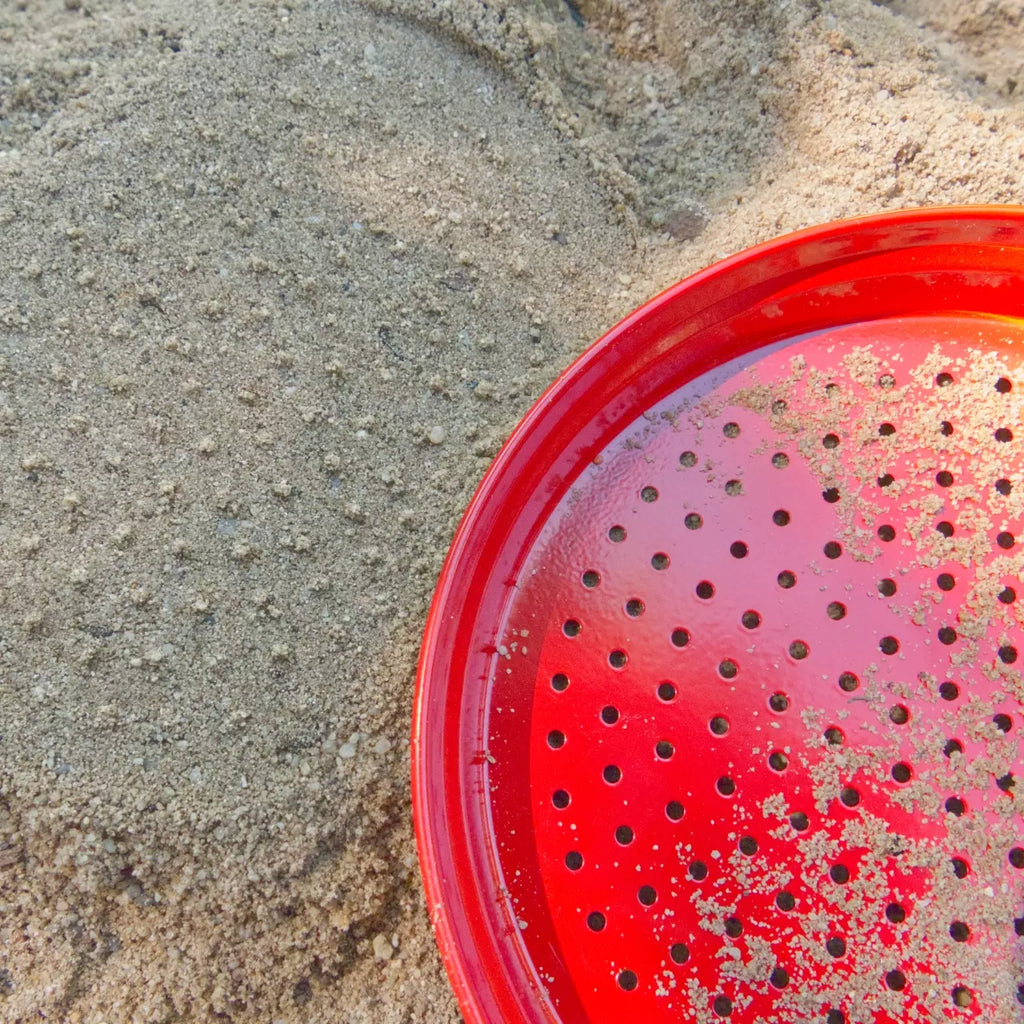 Glückskäfer Sandkasten Metallsieb, rot – Foto 2