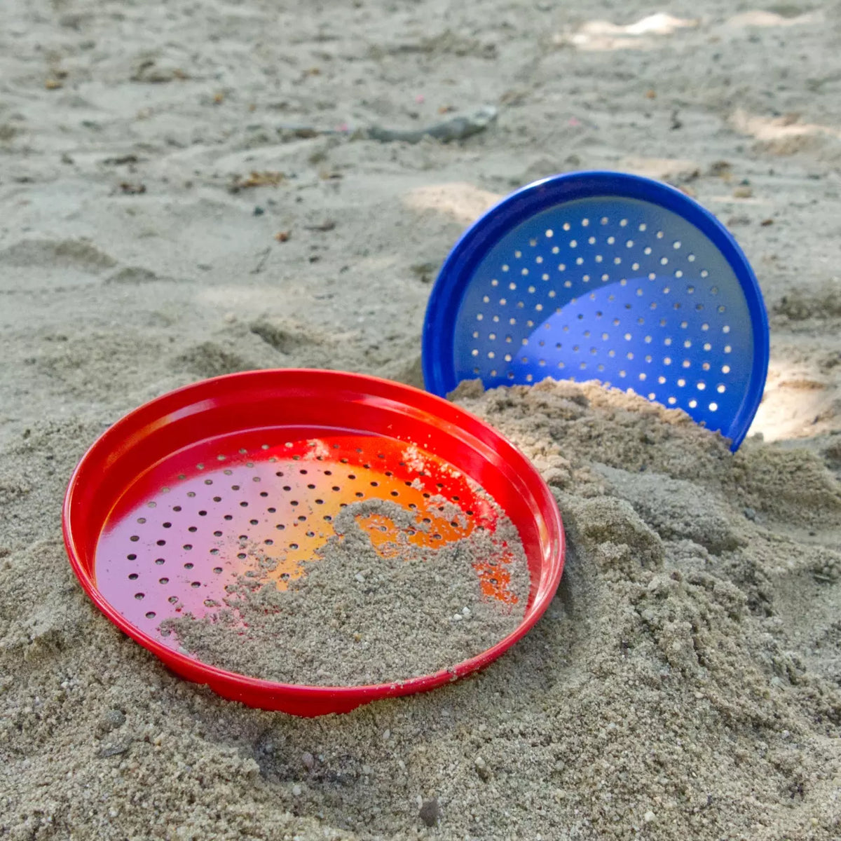 Glückskäfer Sandkasten Metallsieb, rot – Foto 3