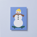 Postkarte Schneemann, Susann Stefanizen