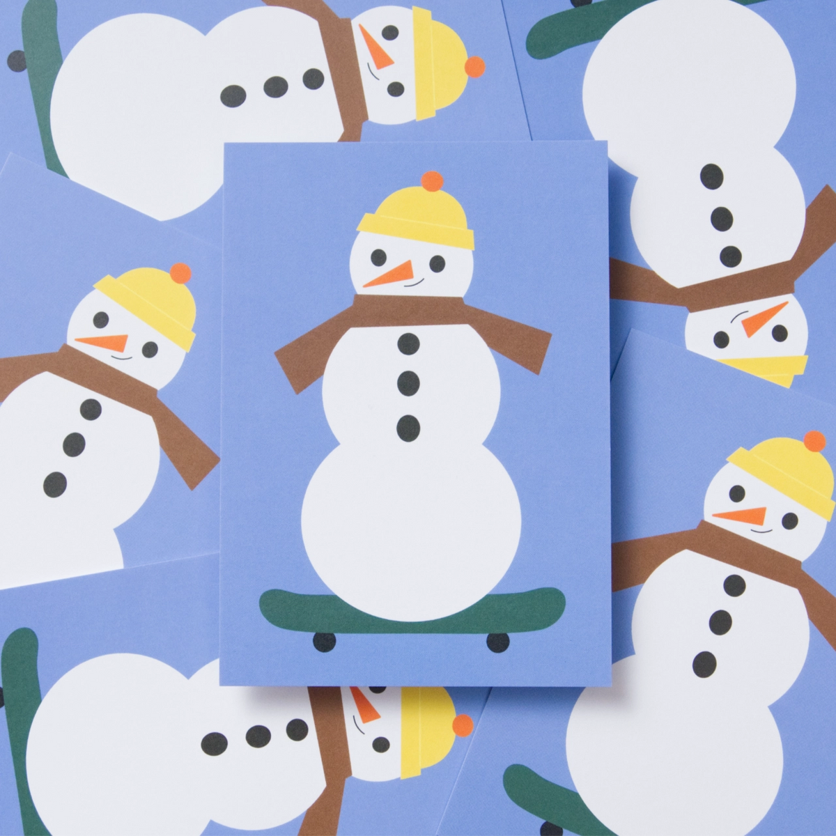 Postkarte Schneemann, Susann Stefanizen – Foto 2