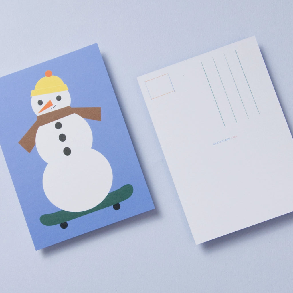 Postkarte Schneemann, Susann Stefanizen – Foto 3