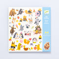 Djeco Sticker „Kuschelige Freunde“, 160 liebenswerte Papiersticker