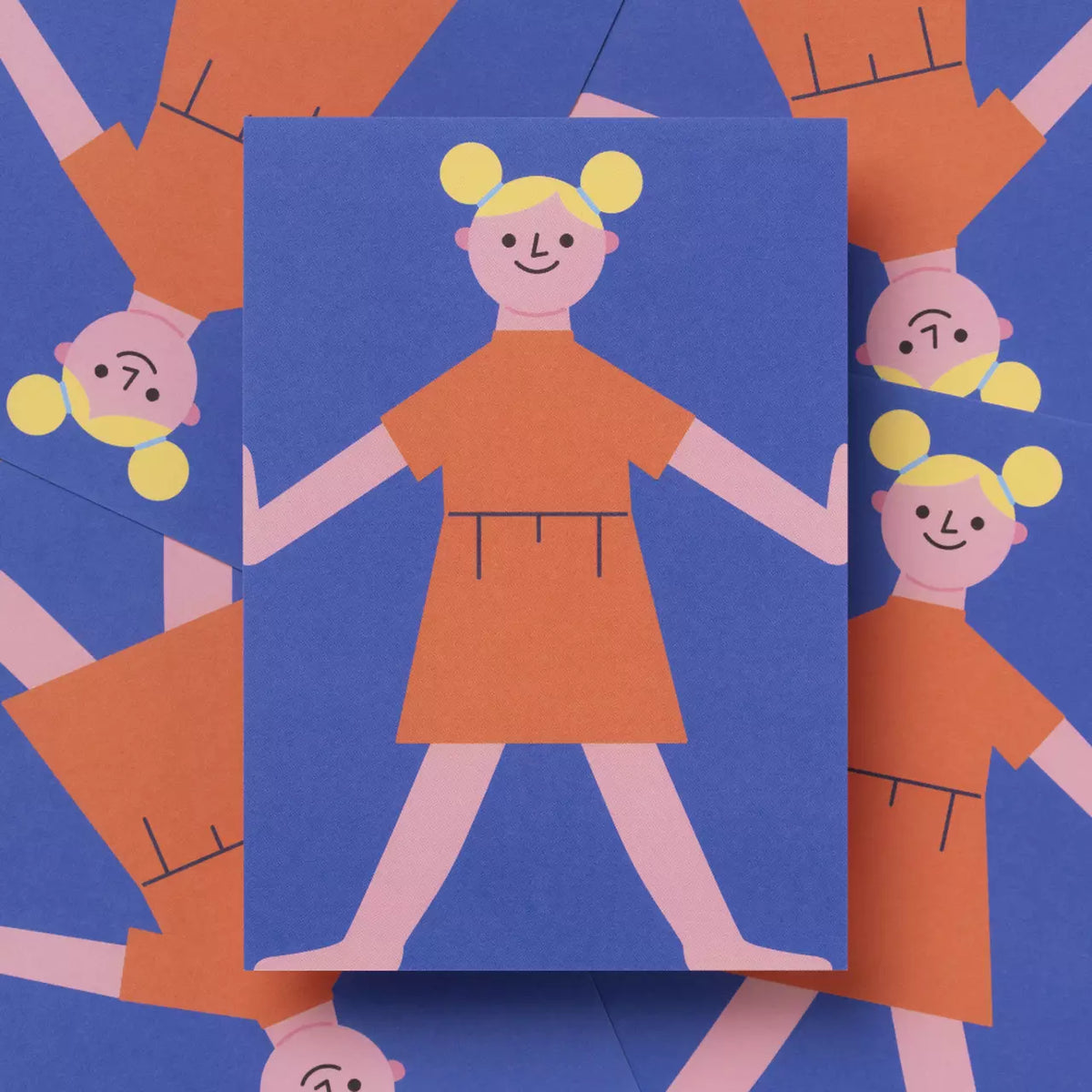 Postkarte Happy Kids V, Illustration Susann Stefanizen – Foto 2