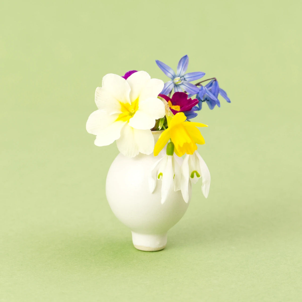Grimm's Geburtstagsring Vase, weiß – Foto 2