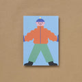 Postkarte Happy Kids X, Illustration Susann Stefanizen