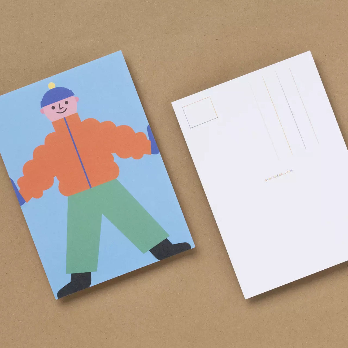 Postkarte Happy Kids X, Illustration Susann Stefanizen – Foto 3