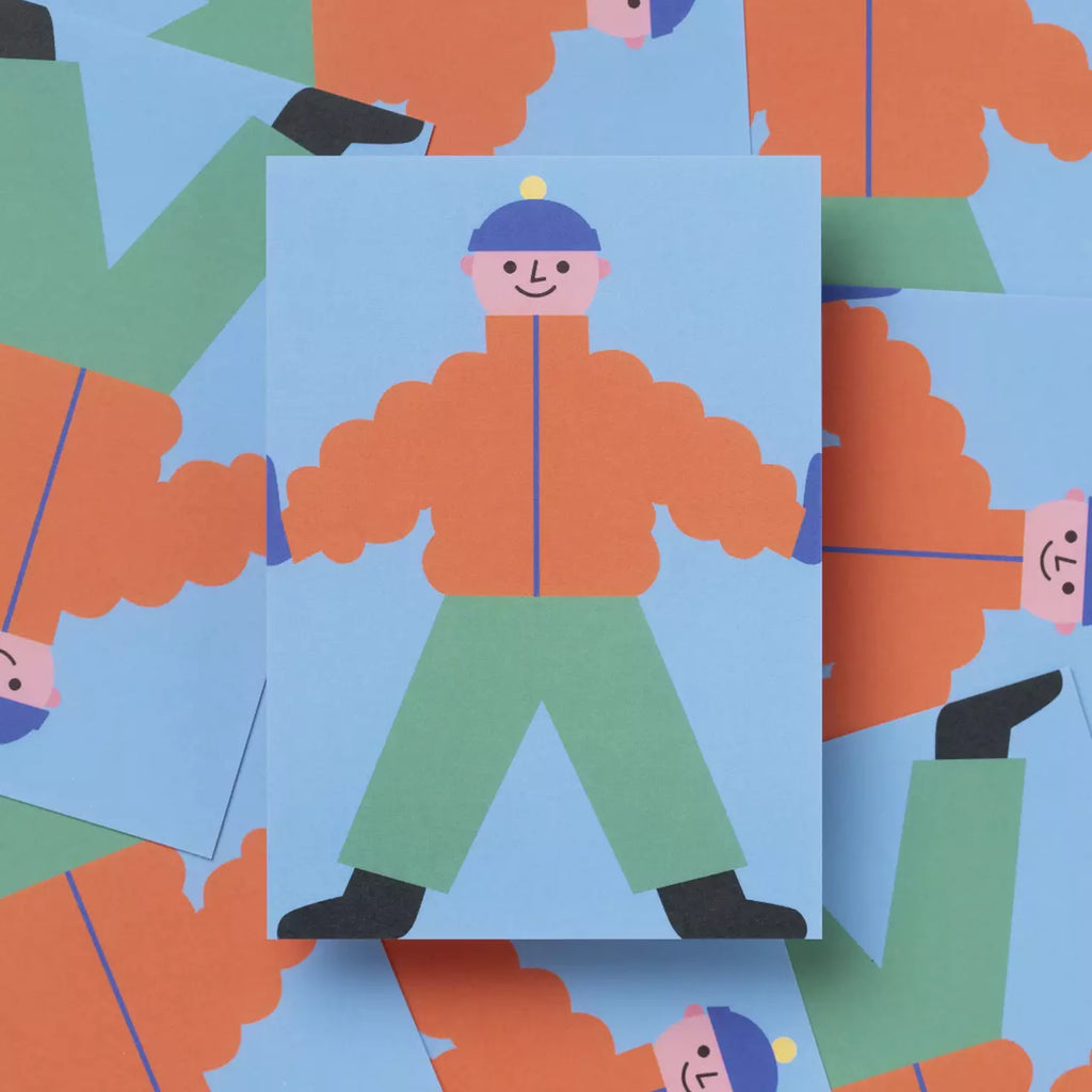 Postkarte Happy Kids X, Illustration Susann Stefanizen – Foto 2