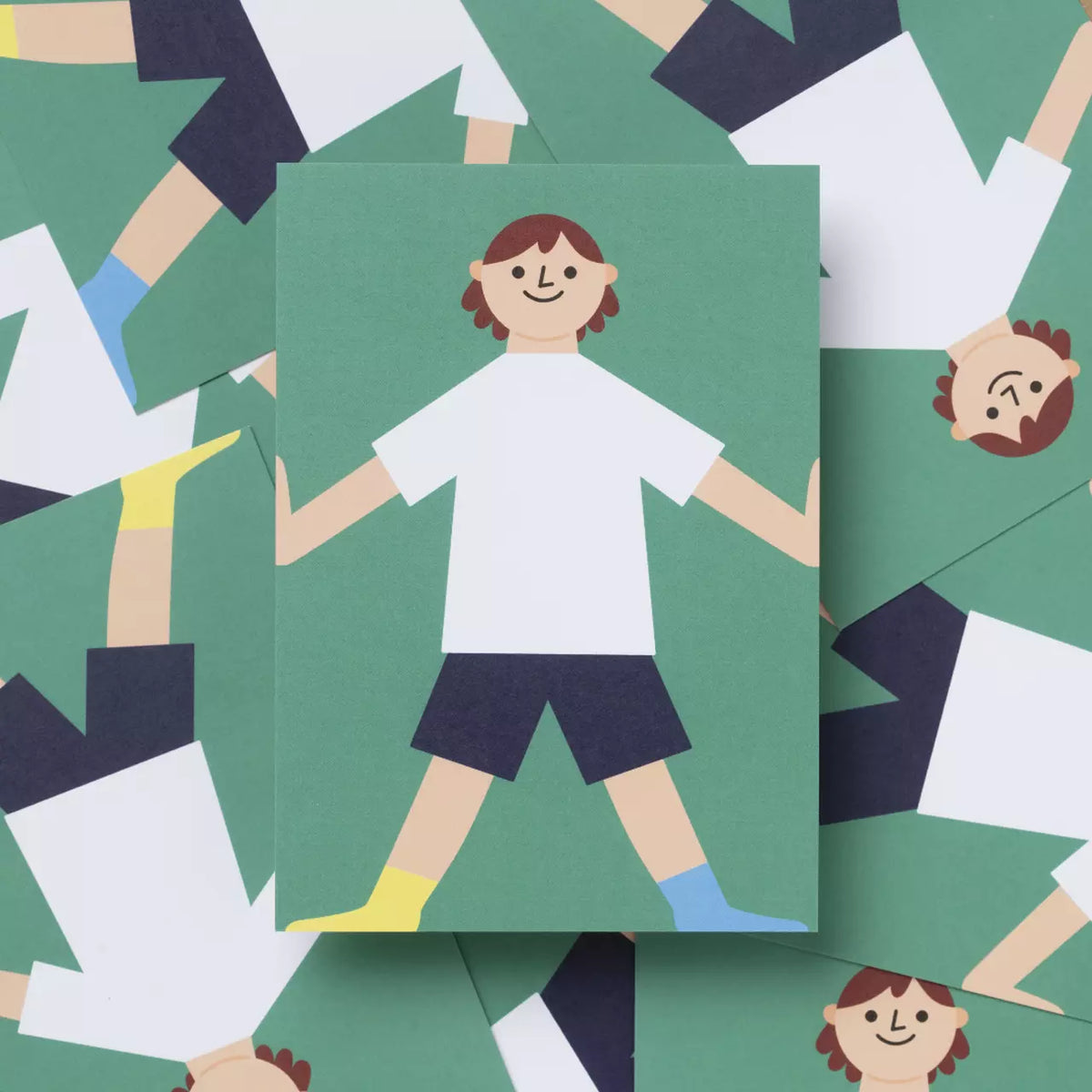 Postkarte Happy Kids XI, Illustration Susann Stefanizen – Foto 2