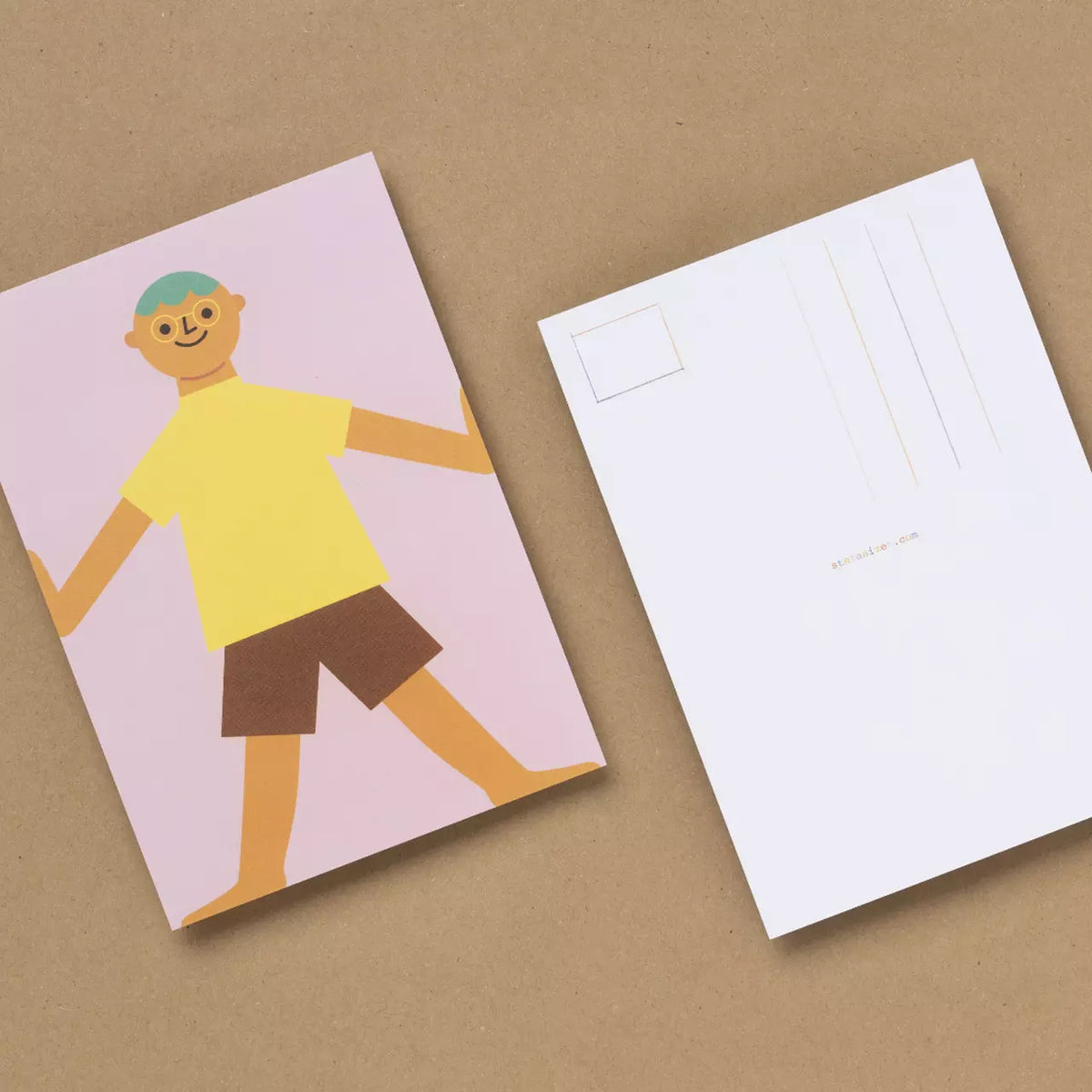 Postkarte Happy Kids XIII, Illustration Susann Stefanizen – Foto 3