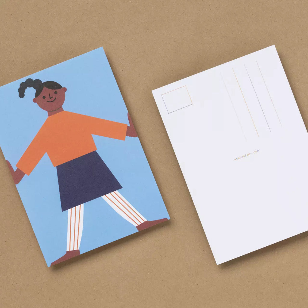 Postkarte Happy Kids XIV, Illustration Susann Stefanizen – Foto 3