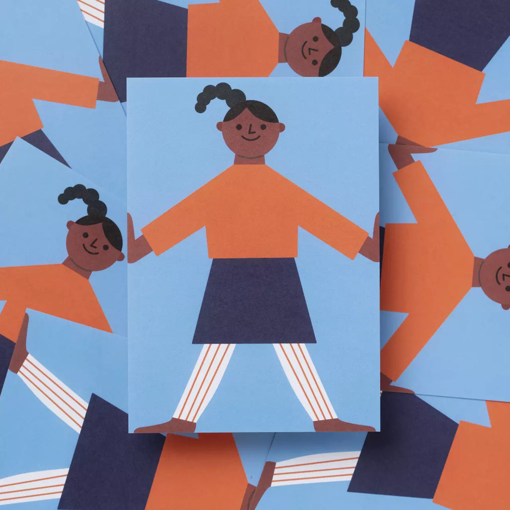 Postkarte Happy Kids XIV, Illustration Susann Stefanizen – Foto 2