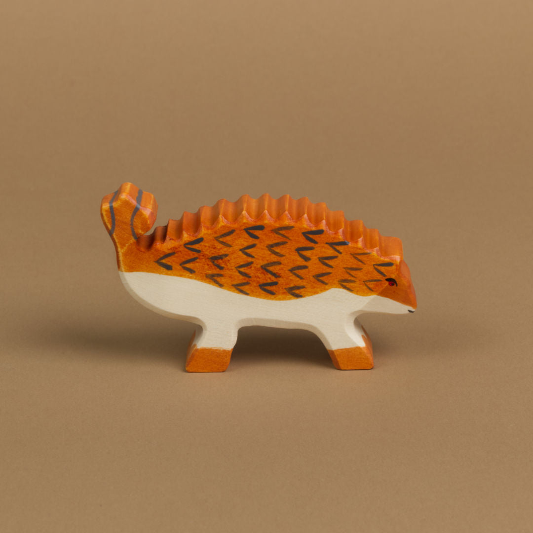 Holzfigur Dino Ankylosaurus