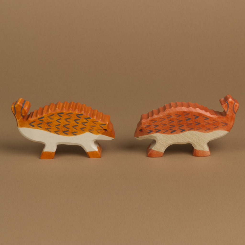 Holzfigur Dino Ankylosaurus – Foto 2