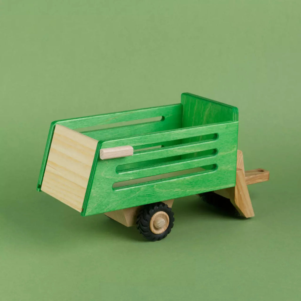 Spielzeug Heuwagen aus Holz – Foto 4