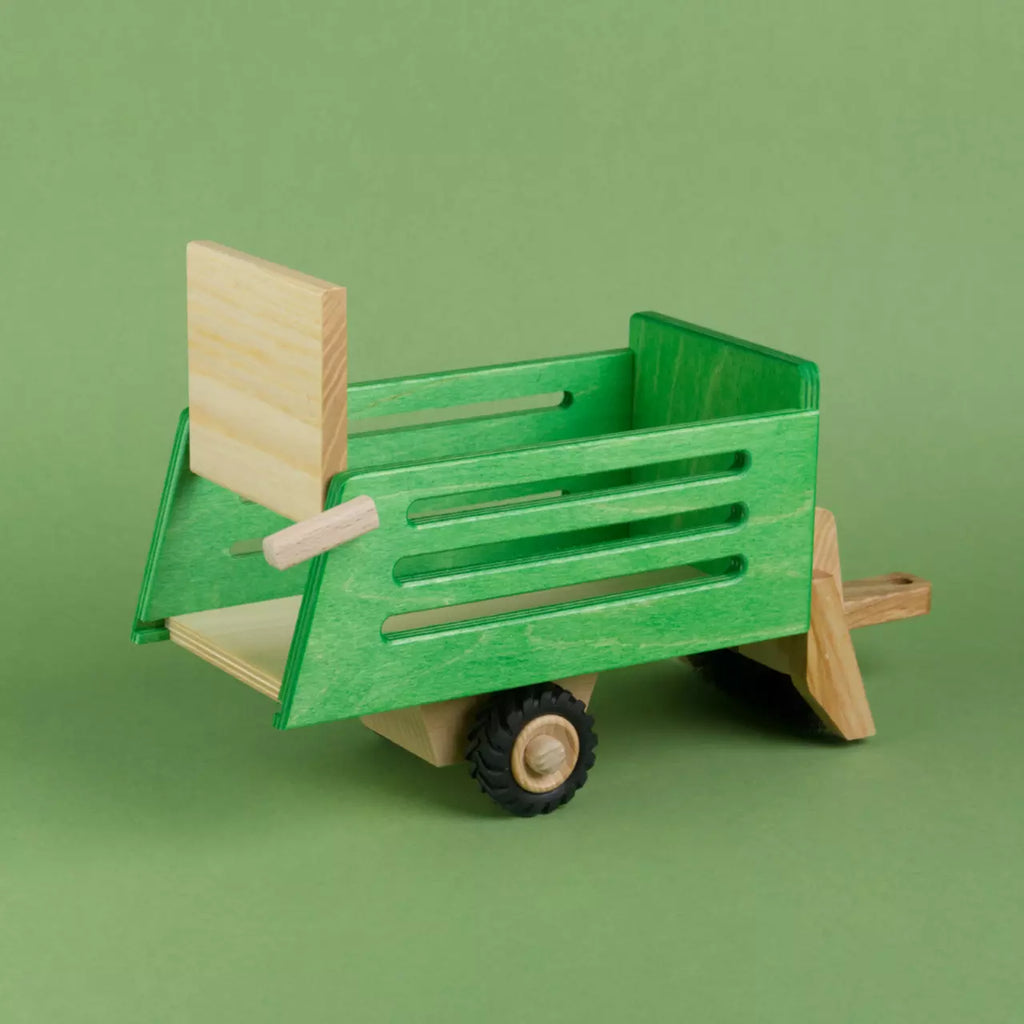 Spielzeug Heuwagen aus Holz – Foto 5